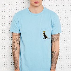 Urban Outfitters Junk Food Basquiat Dinosaur Tee